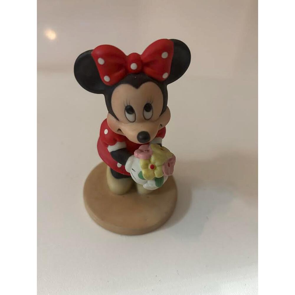 Disney Minnie Mouse Female Polka-Dotted Dress Christmas Charming Ornament